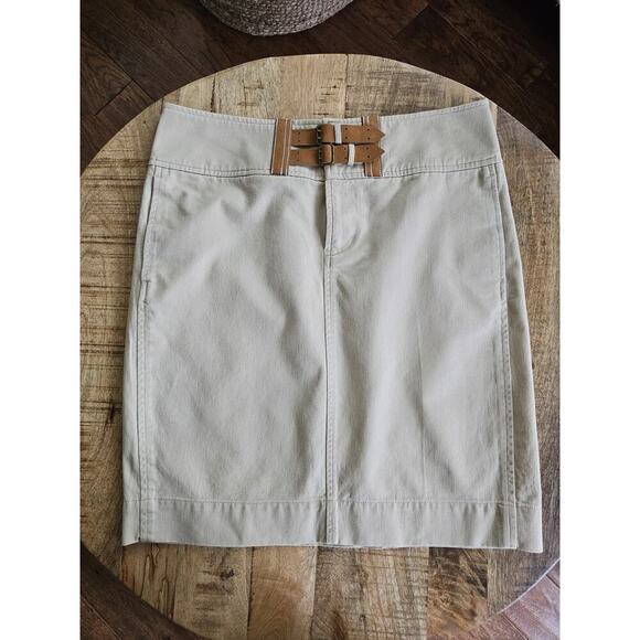 Vintage Ralph Lauren Sport Skirt Women' 10 Leather Strap Equestrian Utility - Picture 1 of 8
